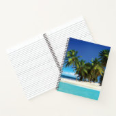 エキゾチックビーチ装飾用クッション ノートブック (内部)