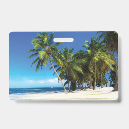 エキゾチックビーチ装飾用クッション バッジ (正面)