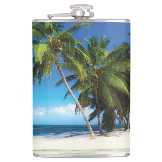 エキゾチックビーチ装飾用クッション フラスク (正面)