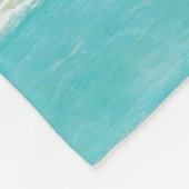 エキゾチックビーチ装飾用クッション フリースブランケット (角)