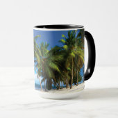 エキゾチックビーチ装飾用クッション マグカップ (正面右)