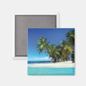 エキゾチックビーチ装飾用クッション マグネット (正面/裏面)