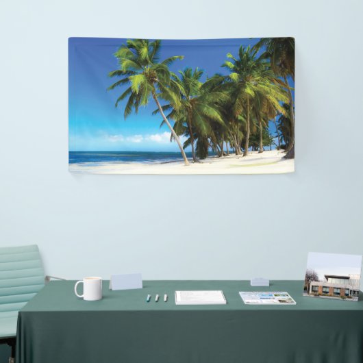 エキゾチックビーチ装飾用クッション 横断幕 (トレードショー)