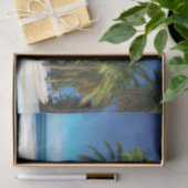 エキゾチックビーチ装飾用クッション 薄葉紙 (ギフト)