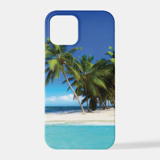 エキゾチックビーチ装飾用クッション iPhoneケース (裏面)