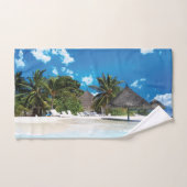 エキゾチックビーチ バスタオルセット (ハンドタオル)