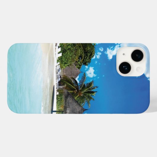 エキゾチックビーチ Case-Mate iPhoneケース (裏面 (横))