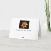 エキゾチックフローラグリーティングカード カード (裏面)