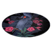 エキゾチックフローラブラックオウム：熱帯自然 カッティングボード (角)