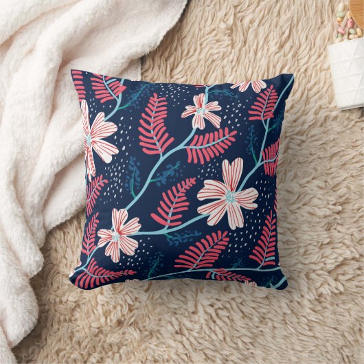 エキゾチックフローラ野生 クッション (ブランケット)