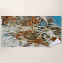エキゾチックフローラ ビーチタオル