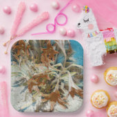 エキゾチックフローラ ペーパープレート (パーティー)