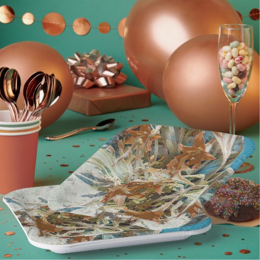 エキゾチックフローラ ペーパープレート (複数)