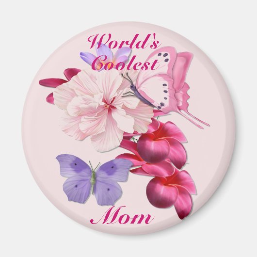 エキゾチックフローラfor Mom マグネット (正面)