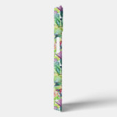 エキゾチックブルーミング水彩サボテン模様 Case-Mate iPhoneケース (裏面 / 右)