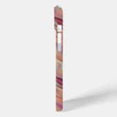 エキゾチックプルメリア波状テクスチャ Case-Mate iPhoneケース (裏面 / 左)