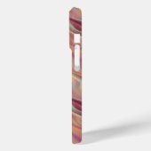 エキゾチックプルメリア波状テクスチャ Case-Mate iPhoneケース (裏面 / 左)