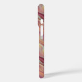 エキゾチックプルメリア波状テクスチャ Case-Mate iPhoneケース (裏面 / 左)