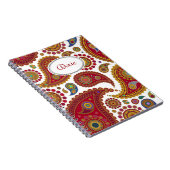 エキゾチックペイズリー手帳 ノートブック (右側)