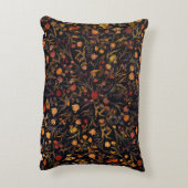エキゾチックミッドナイトフローラガーデン アクセントクッション (裏面(縦))