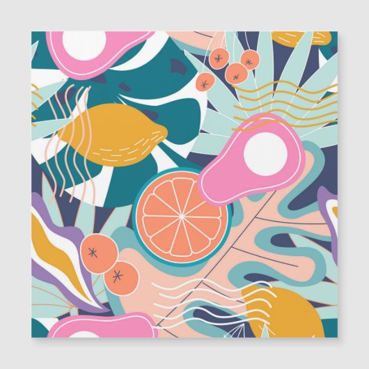 エキゾチックモダンなジャングルコラージュ。 (正面)