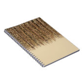 エキゾチックモダンサファリ抽象芸術グラムプリント ノートブック (右側)