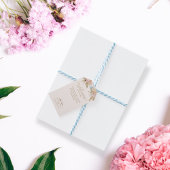 エキゾチックモダンボホトロピカル結婚ズ ギフトタグ