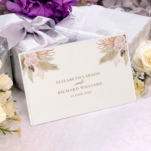 エキゾチックモダンボホトロピカル結婚ズ ゲストブック