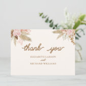 エキゾチックモダンボホトロピカル結婚ズ サンキューカード (スタンド正面)