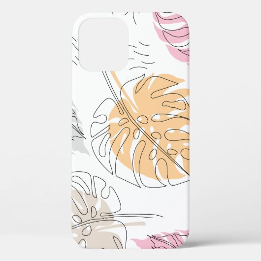 エキゾチックモンスターラインスケッチアート Case-Mate iPhoneケース (裏面)