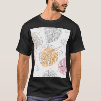 エキゾチックモンスターラインスケッチアート Tシャツ