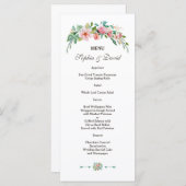 エキゾチックルアウ（ハワイ式宴会）トロピカル結婚フローラのメニュー メニュー (正面/裏面)