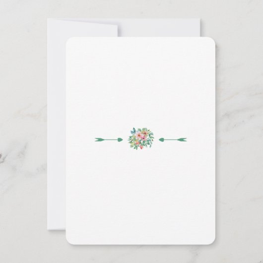 エキゾチックルアウ（ハワイ式宴会）熱帯フローラリハーサルディナー 招待状 (裏面)