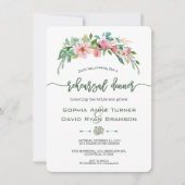 エキゾチックルアウ（ハワイ式宴会）熱帯フローラリハーサルディナー 招待状 (正面)