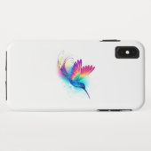エキゾチックレインボーハチドリ Case-Mate iPhoneケース (裏面(横))