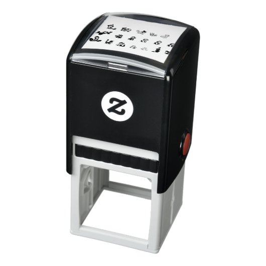 エキゾチック動物ヒョウ猿 セルフインキングスタンプ (商品)