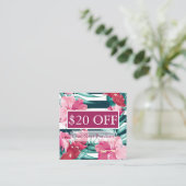 エキゾチック夏のフローラ ストライプの 割引カード (スタンド正面)