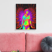 エキゾチック天使 キャンバスプリント (インサイチュ (リビング))