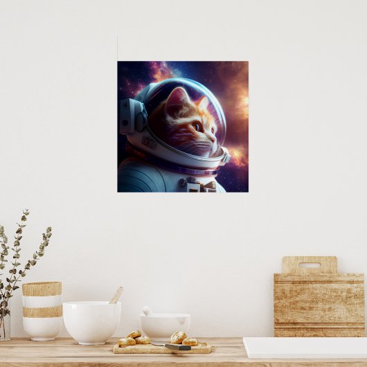 エキゾチック宇宙子猫 ポスター (キッチン)