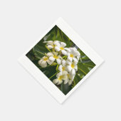 エキゾチック島プルメリアカクテルナプキン スタンダードカクテルナプキン (角)