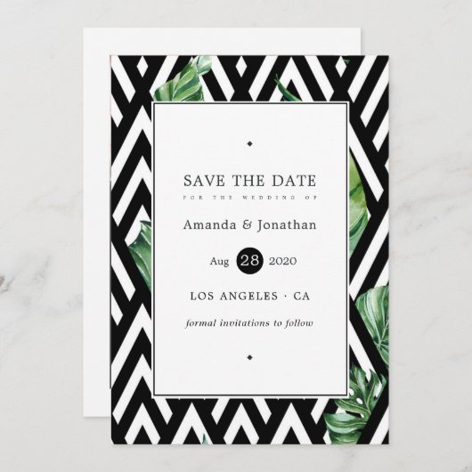 エキゾチック幾何結婚林 セーブザデート (正面/裏面)