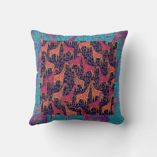 エキゾチック感じ クッション (裏面)