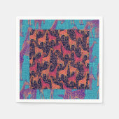 エキゾチック感じ スタンダードカクテルナプキン (正面)