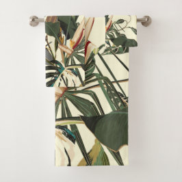 エキゾチック抽象芸術ジャングルイラストレーション。 バスタオルセット