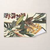 エキゾチック抽象芸術ジャングルイラストレーション。 バスタオルセット (ハンドタオル)