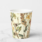 エキゾチック抽象芸術ジャングルイラストレーション。 紙コップ (右)