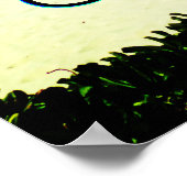 エキゾチック旅行カスタム文字 ポスター (角)