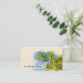 エキゾチック旅行代理店の名刺 名刺 (スタンド正面)