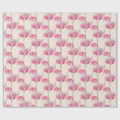 エキゾチック明るい赤紫色オンラッピング紙 ラッピングペーパー (フラット)