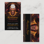 エキゾチック暗いファンタジー神秘的な名刺 名刺 (正面/裏面)